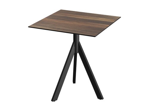 FEROS Infinity Tripod Terrassentisch Gestell Schwarz +...