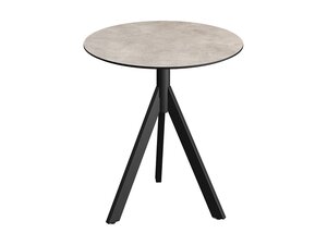 FEROS Infinity Tripod Terrassentisch Gestell Schwarz +...