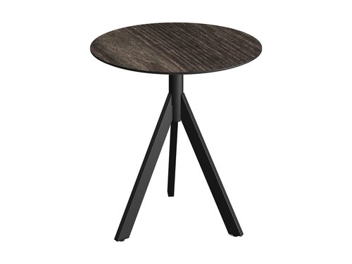 FEROS Infinity Tripod Terrassentisch Gestell Schwarz +...