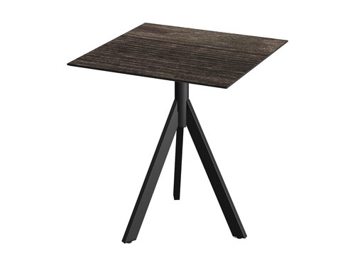 FEROS Infinity Tripod Terrassentisch Gestell Schwarz +...