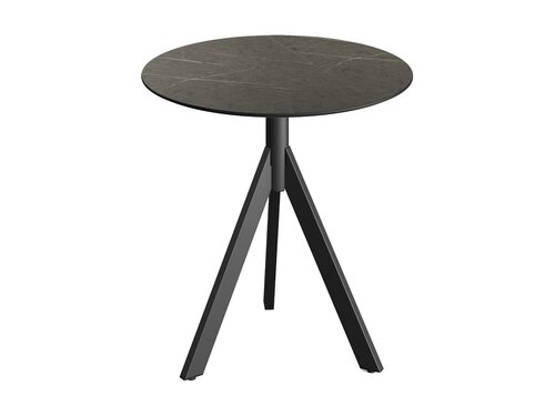 FEROS Infinity Tripod Terrassentisch Gestell Schwarz +...