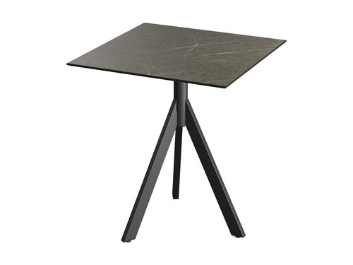 FEROS Infinity Tripod Terrassentisch Gestell Schwarz +...