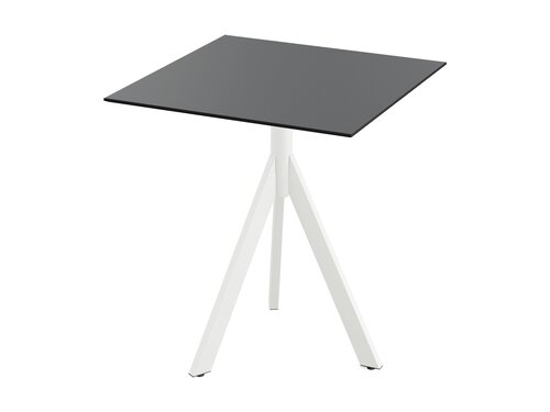 FEROS Infinity Tripod Terrassentisch Gestell Wei +...