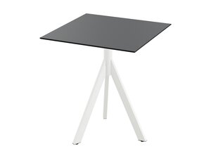 FEROS Infinity Tripod Terrassentisch Gestell Wei +...