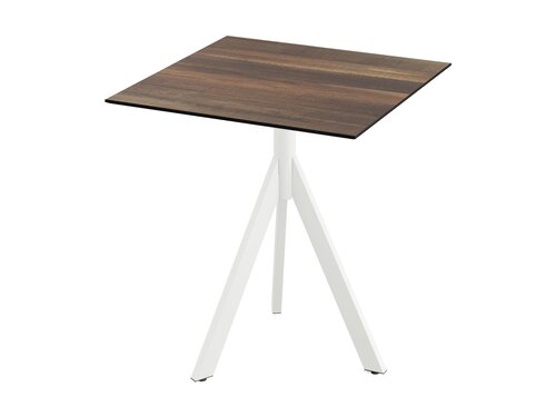 FEROS Infinity Tripod Terrassentisch Gestell Wei +...