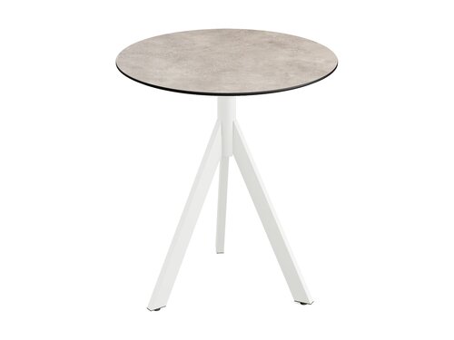 FEROS Infinity Tripod Terrassentisch Gestell Wei +...