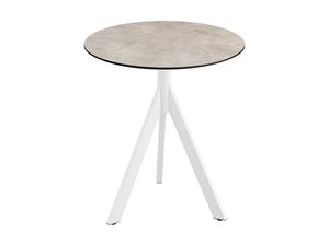 FEROS Infinity Tripod Terrassentisch Gestell Wei +...