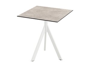 FEROS Infinity Tripod Terrassentisch Gestell Wei +...