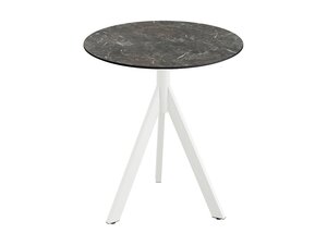 FEROS Infinity Tripod Terrassentisch Gestell Wei +...