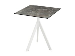 FEROS Infinity Tripod Terrassentisch Gestell Wei +...