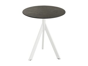 FEROS Infinity Tripod Terrassentisch Wei frame +...