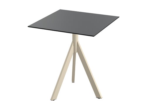 FEROS Infinity Tripod Terrassentisch Gestell Sand +...