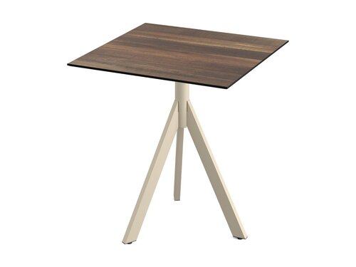 FEROS Infinity Tripod Terrassentisch Gestell Sand +...