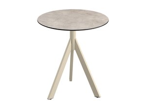 FEROS Infinity Tripod Terrassentisch Gestell Sand +...