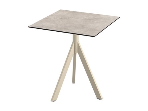 FEROS Infinity Tripod Terrassentisch Gestell Sand +...