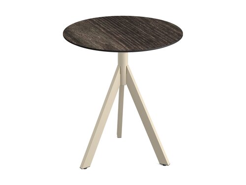 FEROS Infinity Tripod Terrassentisch Gestell Sand +...