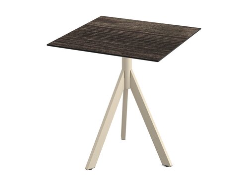 FEROS Infinity Tripod Terrassentisch Gestell Sand +...