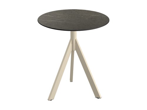 FEROS Infinity Tripod Terrassentisch Gestell Sand +...