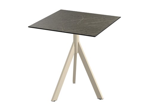 FEROS Infinity Tripod Terrassentisch Gestell Sand +...