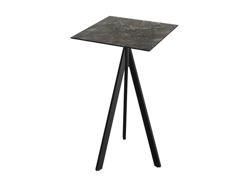 FEROS Infinity Tripod Stehtisch Gestell Schwarz + Galaxy...