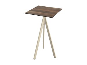 FEROS Infinity Tripod Stehtisch Gestell Sand + Tropical...