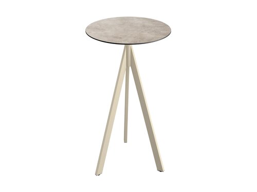 FEROS Infinity Tripod Stehtisch Gestell Sand + Moonstone...