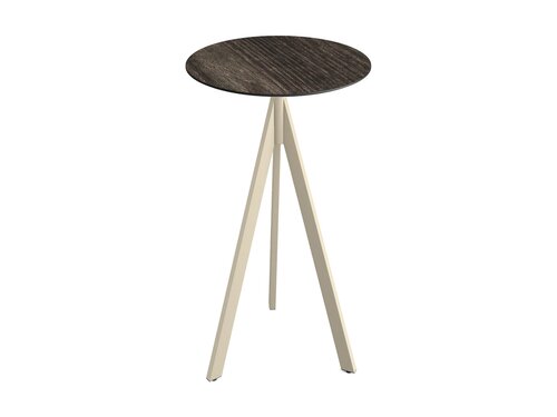 FEROS Infinity Tripod Stehtisch Gestell Sand +...