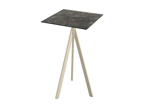 FEROS Infinity Tripod Stehtisch Gestell Sand + Galaxy...