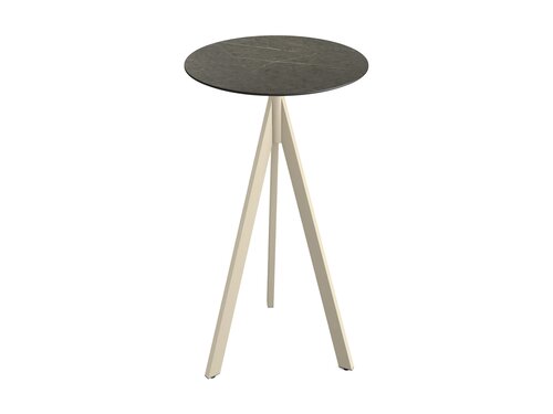 FEROS Infinity Tripod Stehtisch Gestell Sand + Midnight...