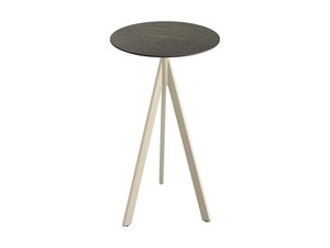 FEROS Infinity Tripod Stehtisch Gestell Sand + Midnight...