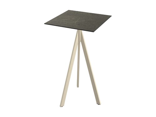 FEROS Infinity Tripod Stehtisch Gestell Sand + Midnight...