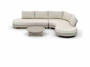 BEST Salerno Lounge-Sitzgruppe, 3-teilig, Outdoor Sofa...