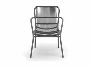 BEST Ives Stapelstuhl, mit Seilgeflecht, Farbe Anthrazit,...