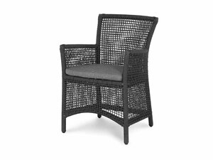 BEST Patras Outdoor Sessel, Seilgeflecht mit Sitzkissen,...