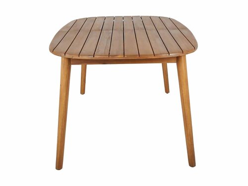 BEST Siena Ausziehbarer Esstisch aus Akazienholz, BTH 2400 x 1000 x 750 mm