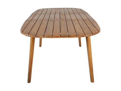 BEST Siena Ausziehbarer Esstisch aus Akazienholz, BTH 2400 x 1000 x 750 mm