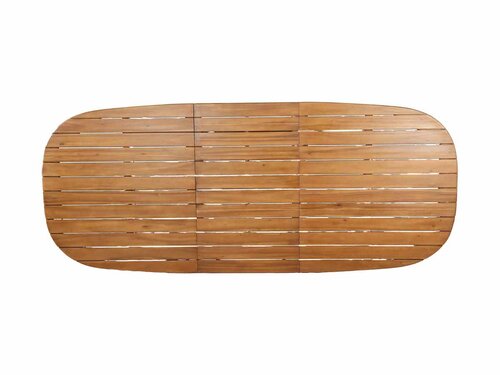 BEST Siena Ausziehbarer Esstisch aus Akazienholz, BTH 2400 x 1000 x 750 mm