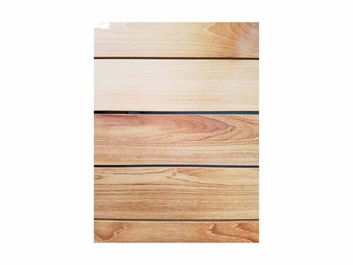 BEST Paros Esstisch, Aluminiumgestell mit Teakholz-Latten, anthrazit, BTH 2100 x 900 x 760 mm