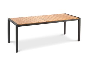 BEST Paros Esstisch, Aluminiumgestell mit...