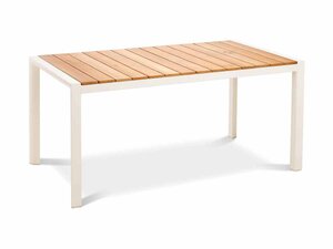 BEST Paros Esstisch, Aluminiumgestell mit...