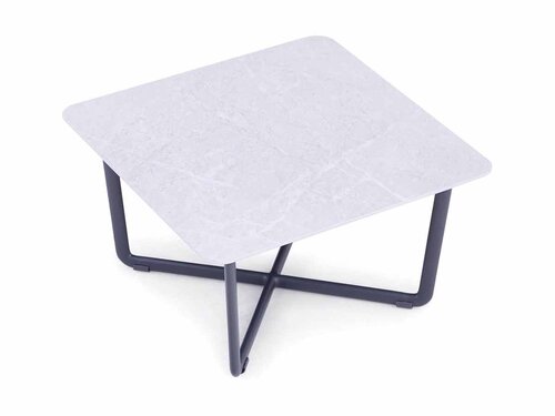 BEST Fellow Beistelltisch-Set 3-tlg., Aluminium, anthrazit, BTH 600 x 600 x 345 mm