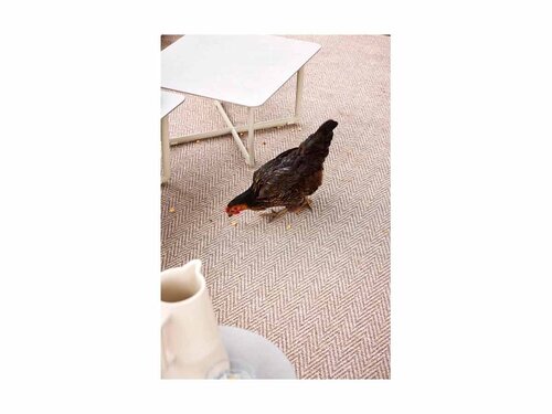 BEST Fellow Beistelltisch-Set 3-tlg., Aluminium, sandfarben, BTH 600 x 600 x 345 mm