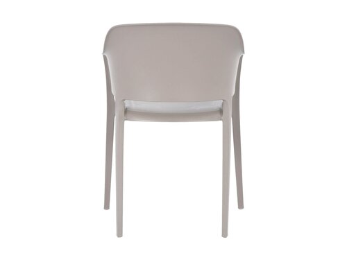 BEST Giethoorn Outdoor Stuhl mit Armlehnen, stapelbar, UV-best�ndig, hellgrau, BTH 775 x 550 x 545 mm