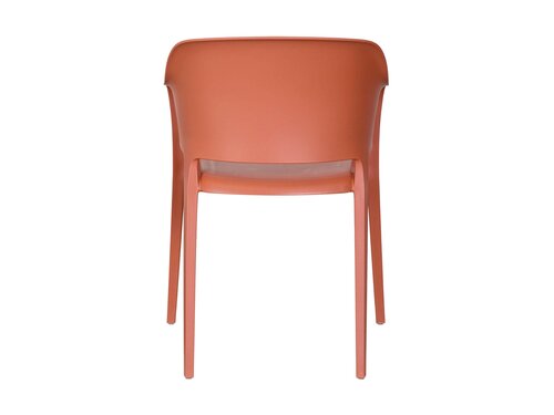 BEST Giethoorn Outdoor Stuhl mit Armlehnen, stapelbar, UV-best�ndig, Terrakotta, BTH 775 x 550 x 545 mm