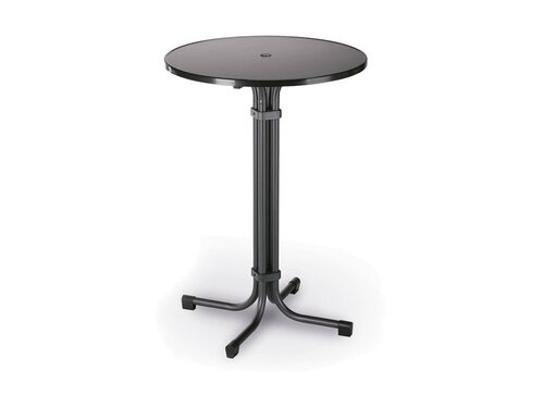 BEST Multiflex Stehtisch, rund verstellbar, Anthrazit, BTH 800 x 800 x 1100 mm