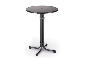 BEST Multiflex Stehtisch, rund verstellbar, Anthrazit,...