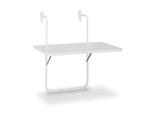 BEST Boy Balkontisch zum Aufh�ngen, Wei�, BTH 600 x 400 x 50 mm