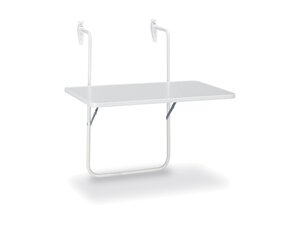 BEST Boy Balkontisch zum Aufh�ngen, Wei�, BTH 600 x 400 x...