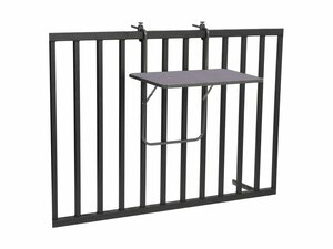 BEST Boy Balkontisch zum Aufh�ngen, Anthrazit, BTH 600 x...