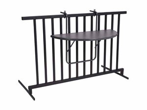 BEST Butler Balkonh�ngetisch, Anthrazit, BTH 1000 x 500 x...
